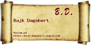 Bajk Dagobert névjegykártya